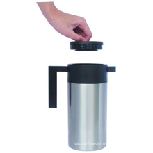 Stainless Steel Double Wall Mirror Polish Vacuum Coffee Pot